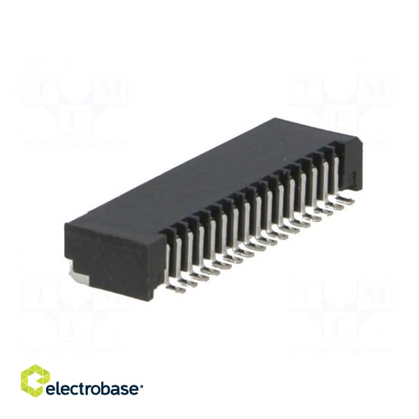 Connector: FFC (FPC) | horizontal | PIN: 16 | NON-ZIF | SMT | 0.5A | 1mm фото 4