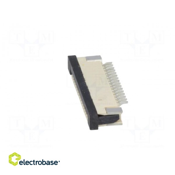 Connector: FFC/FPC | horizontal | PIN: 16 | top contacts,ZIF | SMT image 3