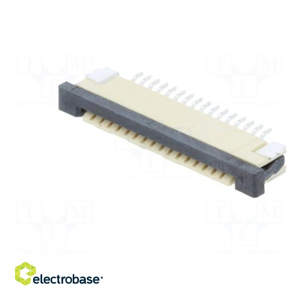 Connector: FFC (FPC) | horizontal | PIN: 16 | ZIF | SMT | tinned | 30mΩ paveikslėlis 2
