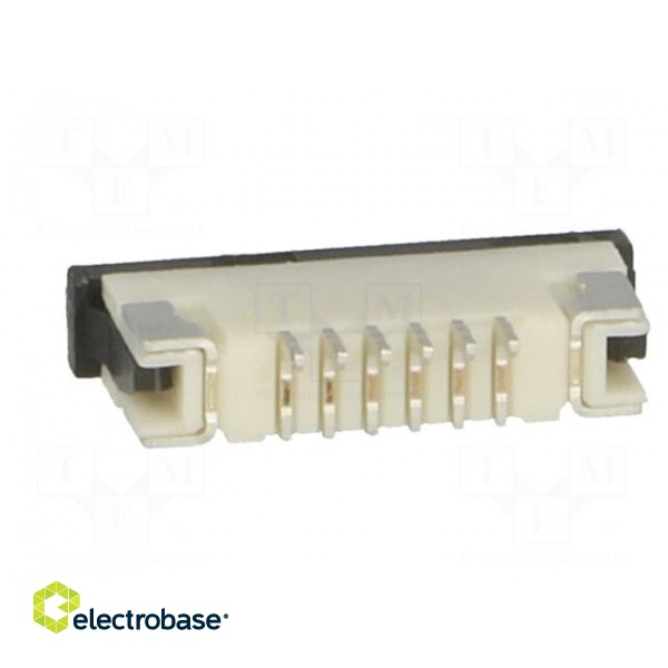 Connector: FFC/FPC | horizontal | PIN: 6 | top contacts,ZIF | SMT | 0.5A image 5