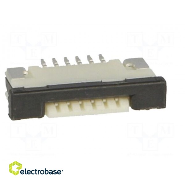 Connector: FFC/FPC | horizontal | PIN: 6 | top contacts,ZIF | SMT | 0.5A image 9