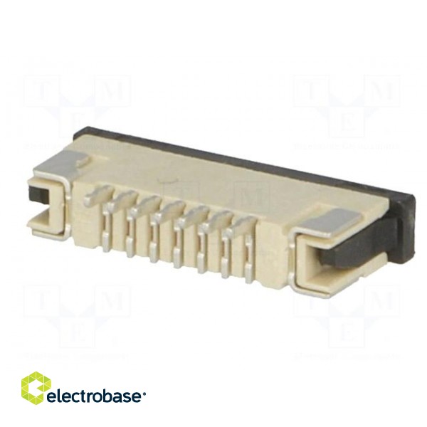 Connector: FFC/FPC | horizontal | PIN: 7 | top contacts,ZIF | SMT | 0.5A фото 6