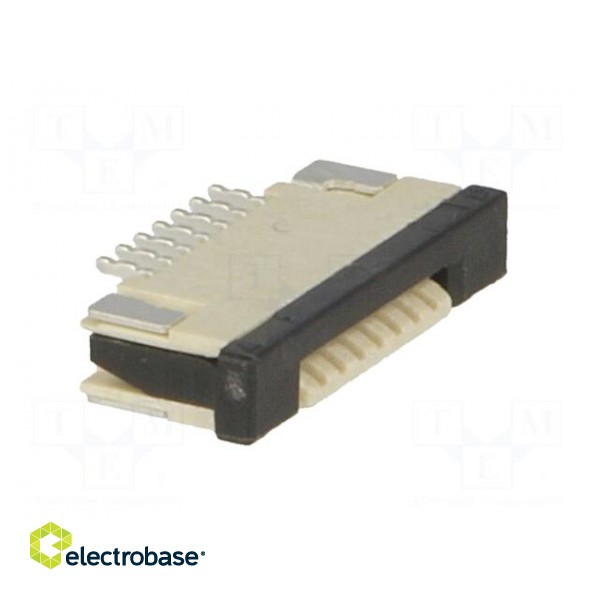 Connector: FFC/FPC | horizontal | PIN: 7 | top contacts,ZIF | SMT | 0.5A image 8