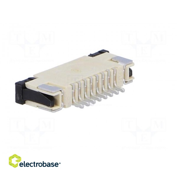 Connector: FFC/FPC | horizontal | PIN: 8 | top contacts,ZIF | SMT | 0.5A image 4