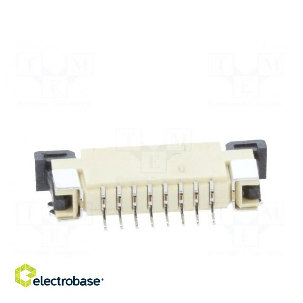 Connector: FFC (FPC) | horizontal | PIN: 8 | ZIF | SMT | tinned | 30mΩ paveikslėlis 6