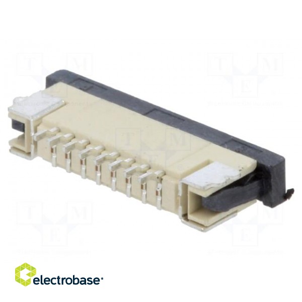 Connector: FFC (FPC) | horizontal | PIN: 8 | ZIF | SMT | tinned | 30mΩ paveikslėlis 2