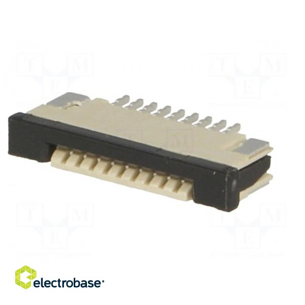 Connector: FFC/FPC | horizontal | PIN: 9 | top contacts,ZIF | SMT | 0.5A image 2