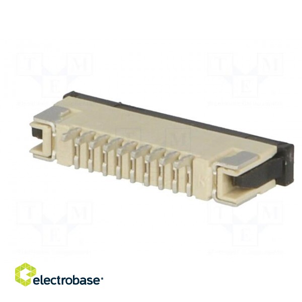 Connector: FFC/FPC | horizontal | PIN: 9 | top contacts,ZIF | SMT | 0.5A фото 6