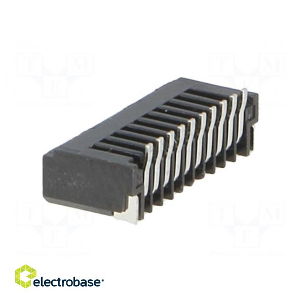 Connector: FFC (FPC) | vertical | PIN: 10 | NON-ZIF | SMT | 0.5A | 1mm | 50V фото 4