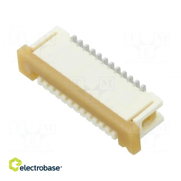Connector: FFC/FPC | vertical | PIN: 12 | ZIF | SMT | Easy-On | 125V | 1A paveikslėlis 1
