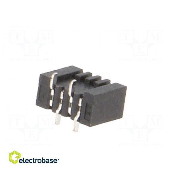 Connector: FFC (FPC) | vertical | PIN: 4 | NON-ZIF | SMT | tinned | 20mΩ image 6