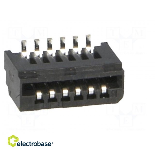 Connector: FFC (FPC) | vertical | PIN: 6 | NON-ZIF | SMT | 0.5A | -25÷85°C фото 9