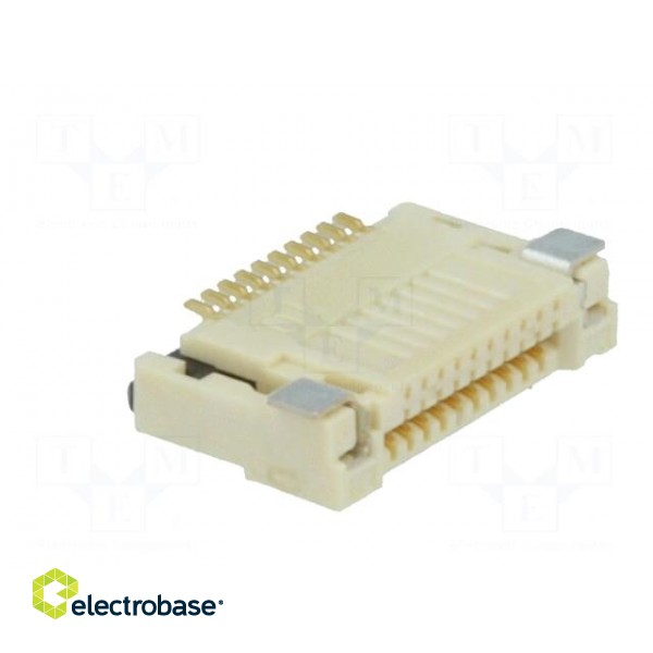 Connector: FFC/FPC | horizontal | PIN: 10 | dual contact | SMT | 0.5A image 8