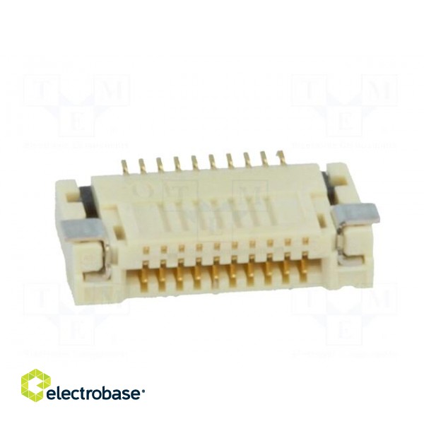 Connector: FFC/FPC | horizontal | PIN: 10 | dual contact | SMT | 0.5A фото 9