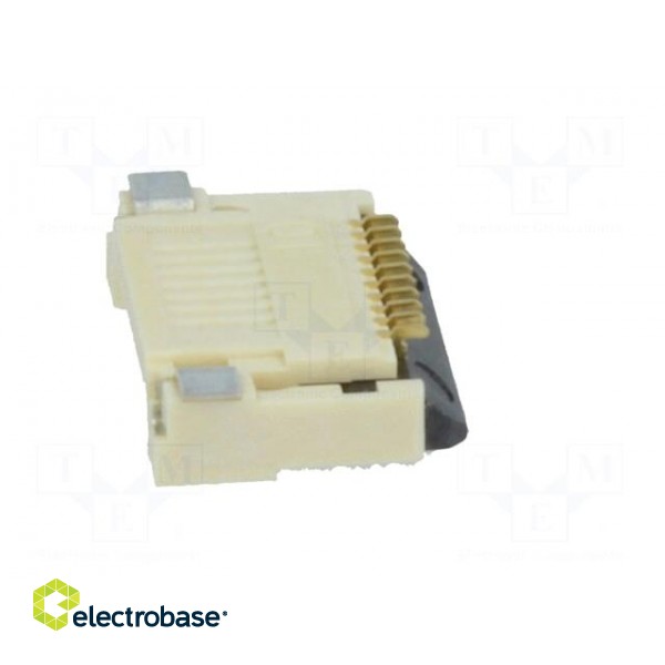 Connector: FFC/FPC | horizontal | PIN: 10 | dual contact | SMT | 0.5A image 3