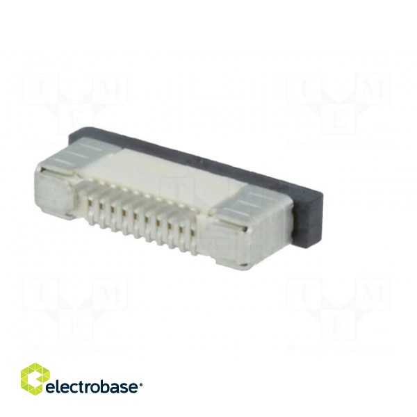 Connector: FFC/FPC | horizontal | PIN: 10 | top contacts,ZIF | SMT image 6