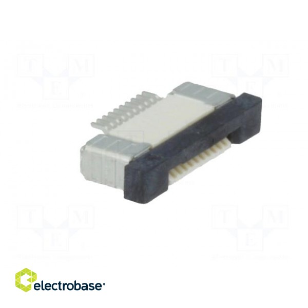 Connector: FFC/FPC | horizontal | PIN: 10 | top contacts,ZIF | SMT image 8