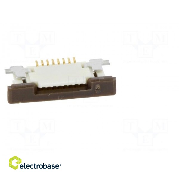 Connector: FFC (FPC) | horizontal | PIN: 8 | ZIF,bottom contacts | SMT image 9
