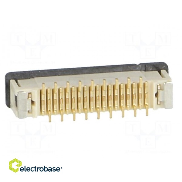 Connector: FFC (FPC) | vertical | PIN: 18 | ZIF,inverse | SMT | 0.5A image 5