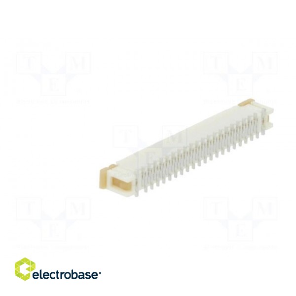 Connector: FFC/FPC | vertical | PIN: 40 | ZIF | SMT | Slider | 50V | 500mA image 4