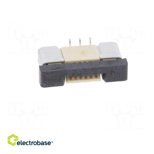 Connector: FFC (FPC) | vertical | PIN: 6 | ZIF | SMT | 500mA | tinned | 30mΩ paveikslėlis 9
