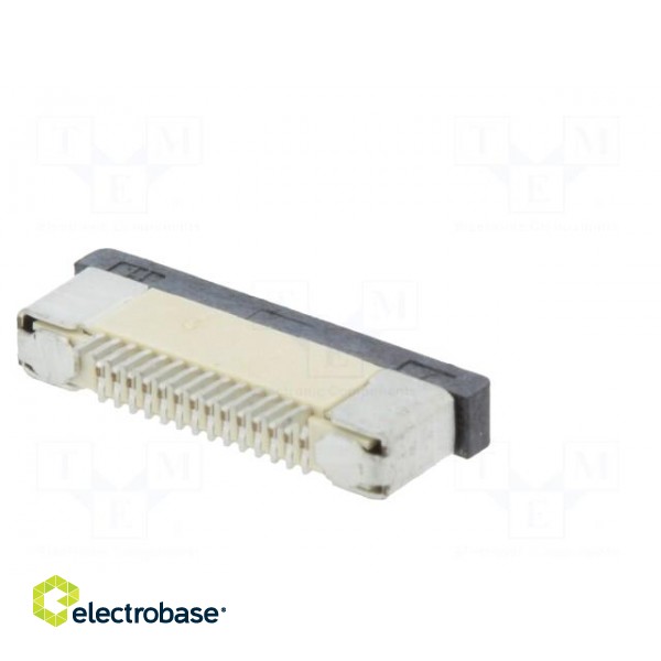 Connector: FFC/FPC | horizontal | PIN: 14 | ZIF | SMT | 500mA | tinned image 6