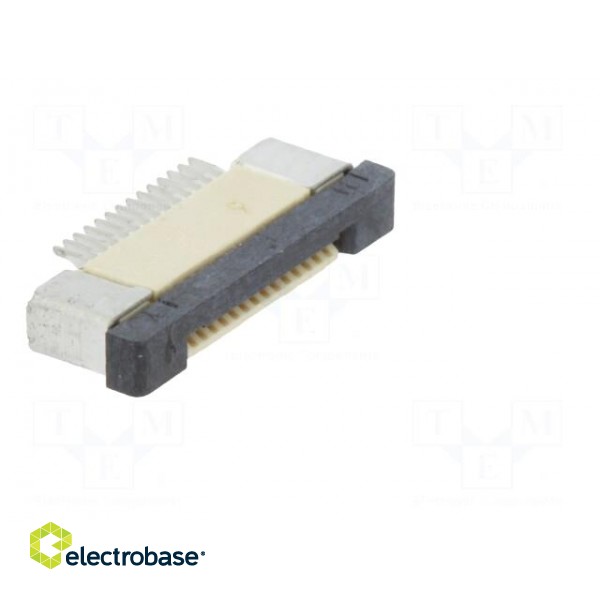 Connector: FFC (FPC) | horizontal | PIN: 14 | ZIF | SMT | 500mA | tinned image 8