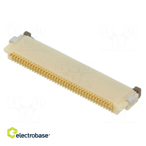 Connector: FFC/FPC | horizontal | PIN: 40 | bottom contacts,ZIF | SMT фото 2