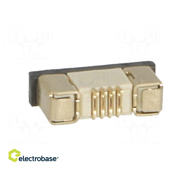 Connector: FFC/FPC | horizontal | PIN: 4 | top contacts,ZIF | SMT | 0.5A image 5