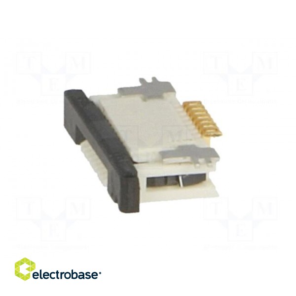 Connector: FFC (FPC) | horizontal | PIN: 8 | ZIF,top contacts | SMT image 3