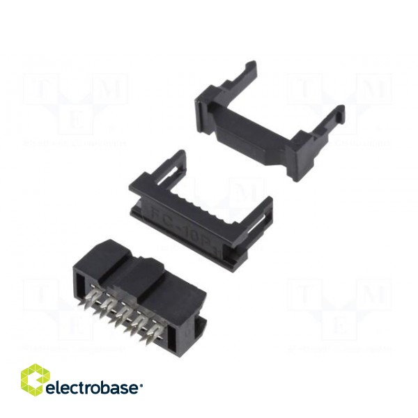 Plug | IDC | female | PIN: 10 | IDC | for ribbon cable | 1.27mm image 2