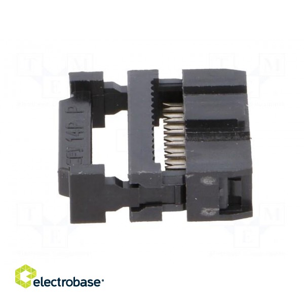 Plug | IDC | female | PIN: 14 | IDC | for ribbon cable | 1.27mm image 7