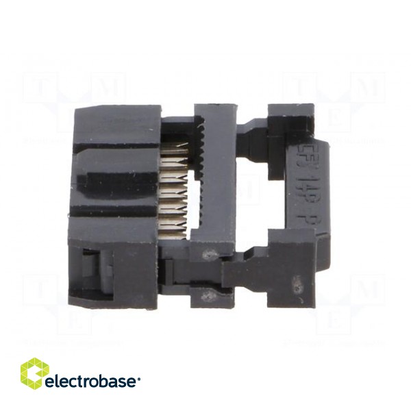 Plug | IDC | female | PIN: 14 | IDC | for ribbon cable | 1.27mm image 3