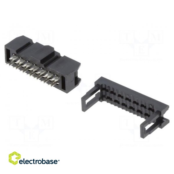 Plug | IDC | female | PIN: 14 | IDC | for ribbon cable | 1.27mm image 2