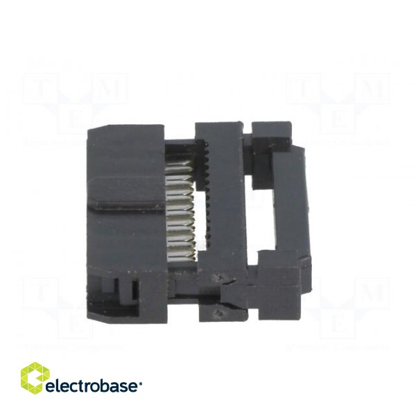 Plug | IDC | female | PIN: 14 | IDC | for ribbon cable | 1mm | gold flash image 3