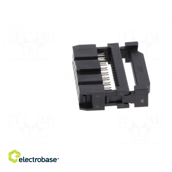 Plug | IDC | female | PIN: 16 | IDC | for ribbon cable | 1.27mm image 3