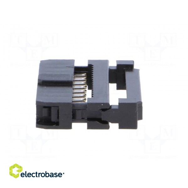 Plug | IDC | female | PIN: 16 | IDC | for ribbon cable | 1mm | gold flash image 3