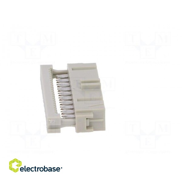 Plug | IDC | female | PIN: 20 | for ribbon cable | 1.27mm | Layout: 2x10 image 7