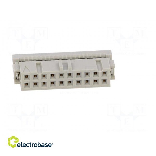 Plug | IDC | female | PIN: 20 | for ribbon cable | 1.27mm | Layout: 2x10 image 9