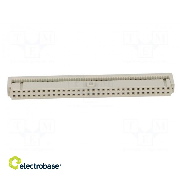 Plug | IDC | female | PIN: 64 | for ribbon cable | 1.27mm | Layout: 2x32 фото 9