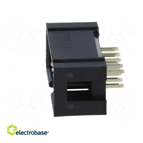 Socket | IDC | male | PIN: 10 | straight | THT | gold-plated | 2.54mm image 3