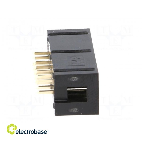 Socket | IDC | male | PIN: 14 | straight | THT | gold-plated | 2.54mm image 7