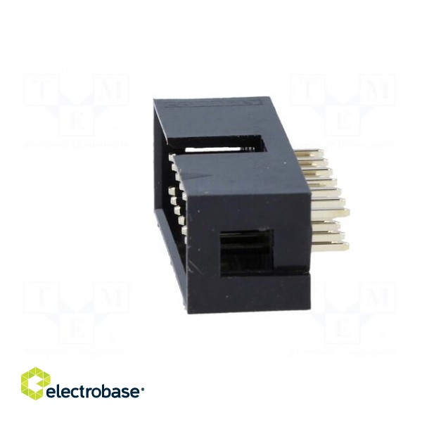 Socket | IDC | male | PIN: 14 | straight | THT | gold-plated | 2.54mm image 3