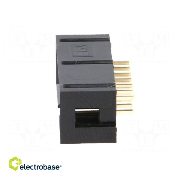 Socket | IDC | male | PIN: 14 | straight | THT | gold-plated | 2.54mm image 3