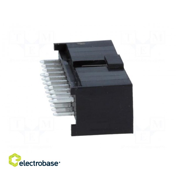 Socket | rectangular | male | C-Grid III | 2.54mm | PIN: 20 | THT | tinned image 7