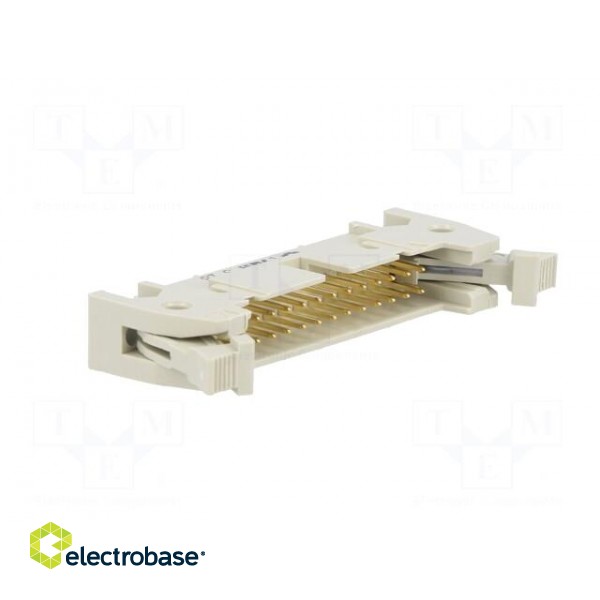 Socket | IDC | male | PIN: 26 | straight | with short latch | THT | 2.54mm image 8