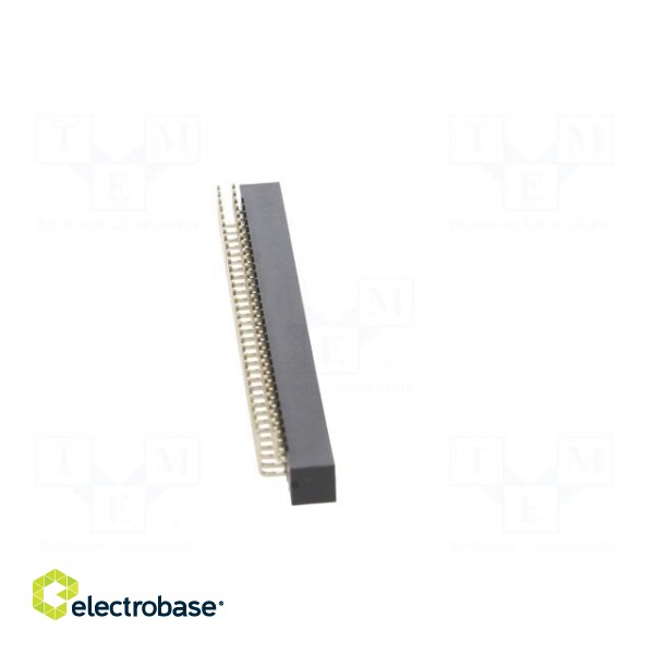 Socket | IDC | male | PIN: 64 | angled 90° | THT | gold flash | 2mm image 7
