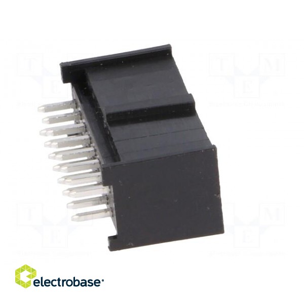Socket | rectangular | male | C-Grid III | 2.54mm | PIN: 16 | THT | tinned image 7