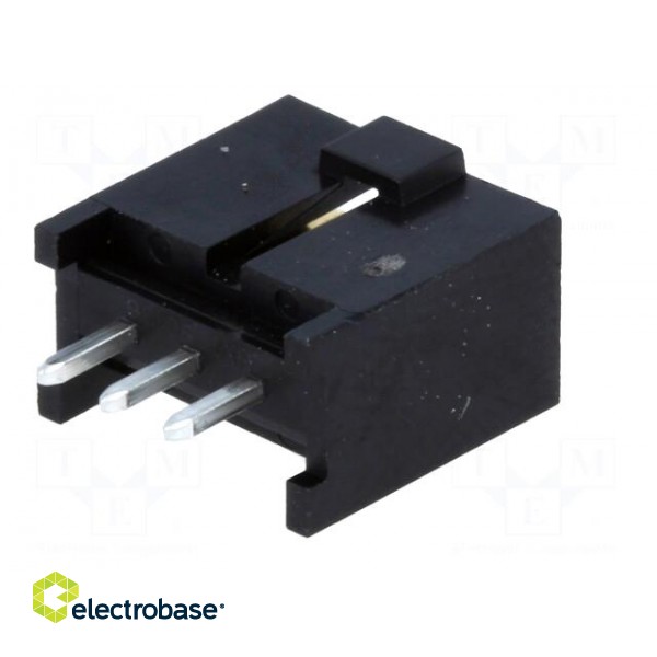 Socket | rectangular | male | C-Grid III | 2.54mm | PIN: 3 | THT | straight image 6