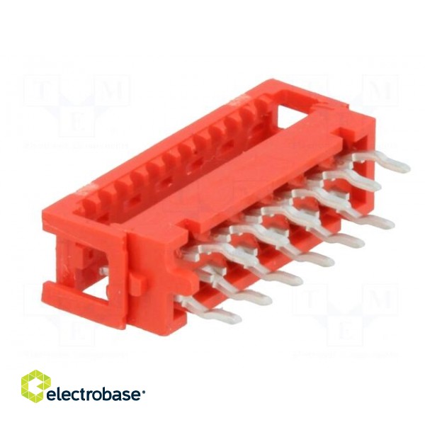 Micro-MaTch | adapter | PIN: 12 | IDC,THT | on PCBs,for ribbon cable фото 4